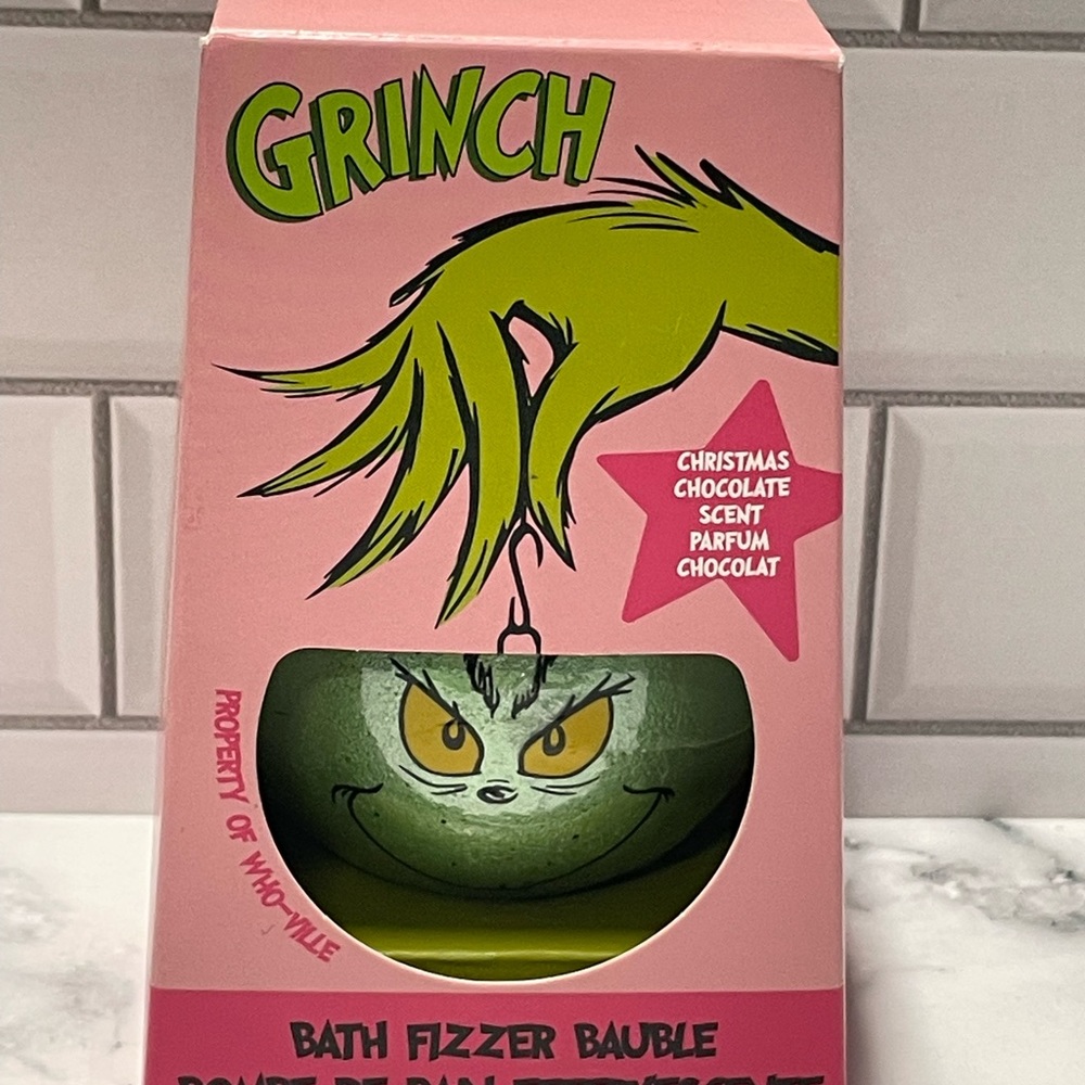 Grinch Bath Fizzer Bauble